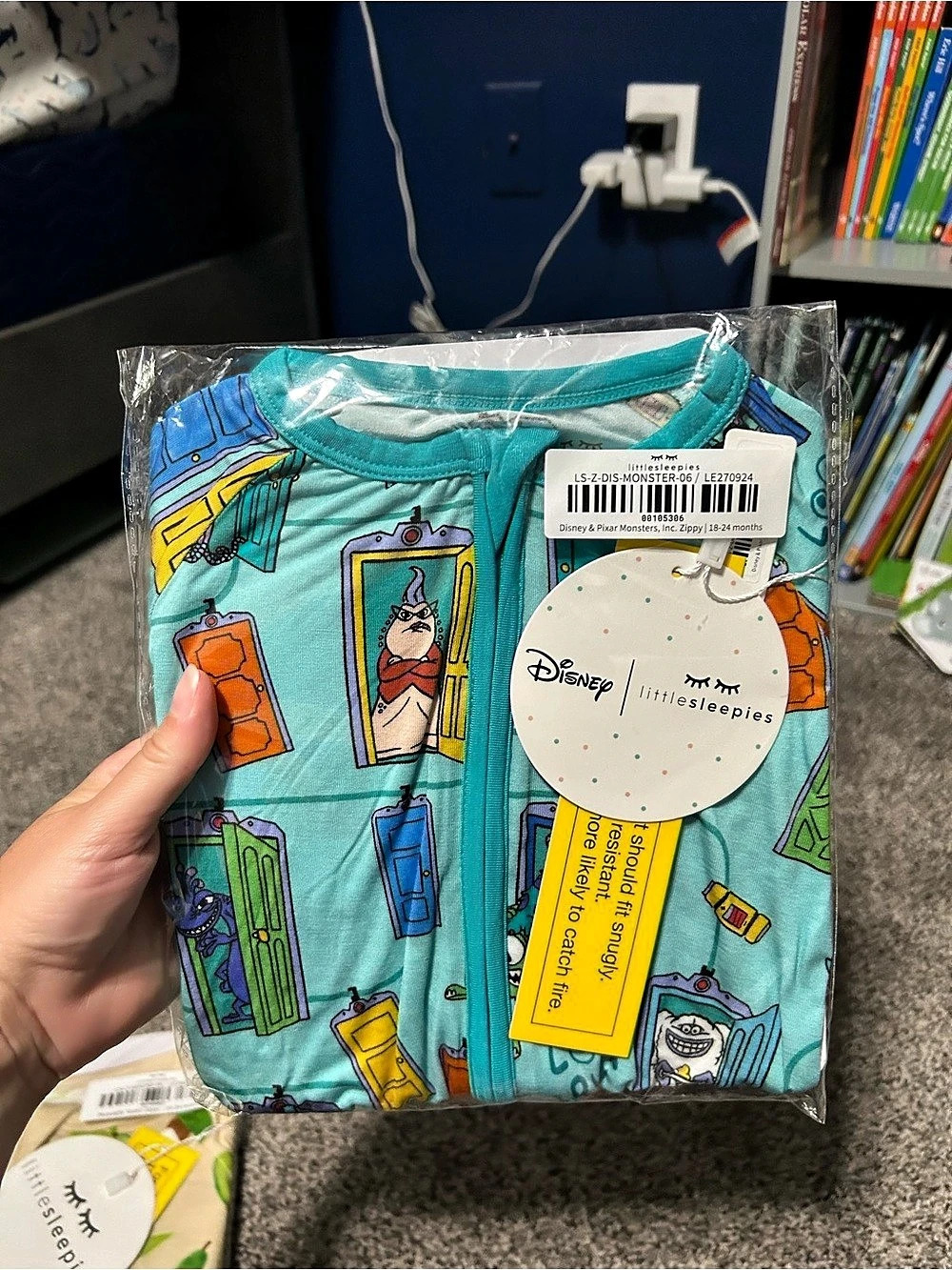 Disney Monsters Inc. Pajamas NWT - Little Sleepies